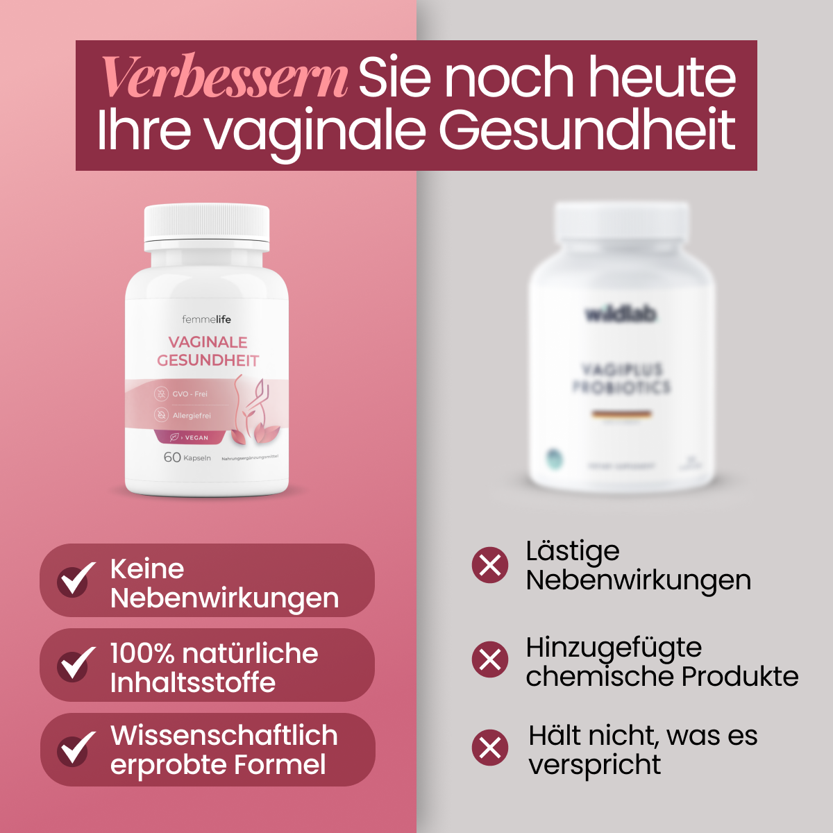 Natürliche Ergänzungsmittel für Ihre Vaginale Gesundheit | Femmelife